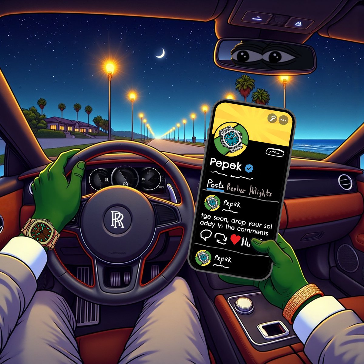 Don't trade and drive, better drop your SOL addy 👀