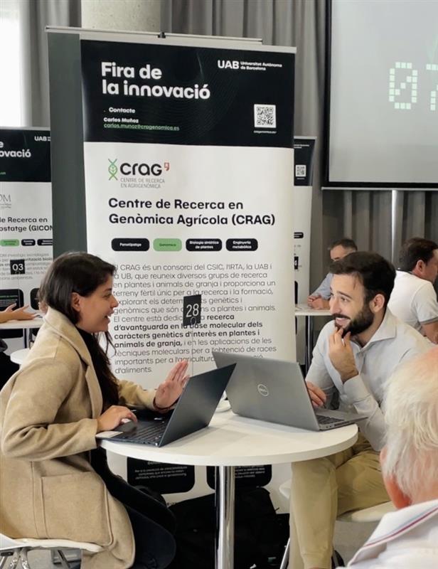 cragenomica's tweet photo. 🤝 Tornem a participar en la #SetmanaDeLaInnovació de la @UABBarcelona!

Aquest any des de la Fira de la Innovació apropant a la societat el nostre coneixement i la nostra tecnologia innovadora 🧬 https://t.co/Whhmd1KXI0