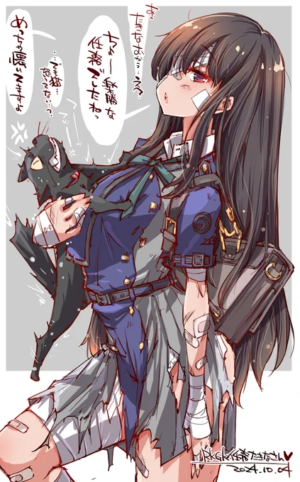 #今月描いた絵を晒そう
上中旬ちさたきちゃんです✍️🙂 