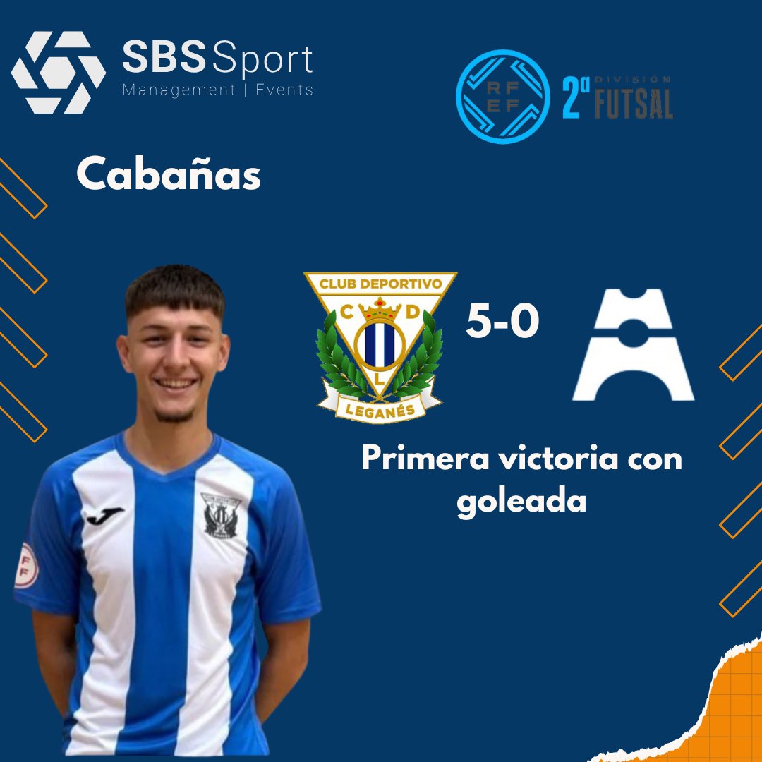 2ª ᴅɪᴠɪsɪᴏ́ɴ

Primera victoria de 𝘾𝙖𝙗𝙖𝙣̃𝙖𝙨 con el <a href="/CDLeganesFS/">C.D. Leganés Fútbol Sala</a> en liga, goleando al 𝐅𝐚𝐦𝐢𝐥𝐲 𝐂𝐚𝐬𝐡 𝐀𝐥𝐳𝐢𝐫𝐚 𝐅𝐒

➕ℹ️ sport-sbs.com/representado/c…

#sbsplayers | <a href="/RaulCaba8/">Raul Cabañas Fuente</a>