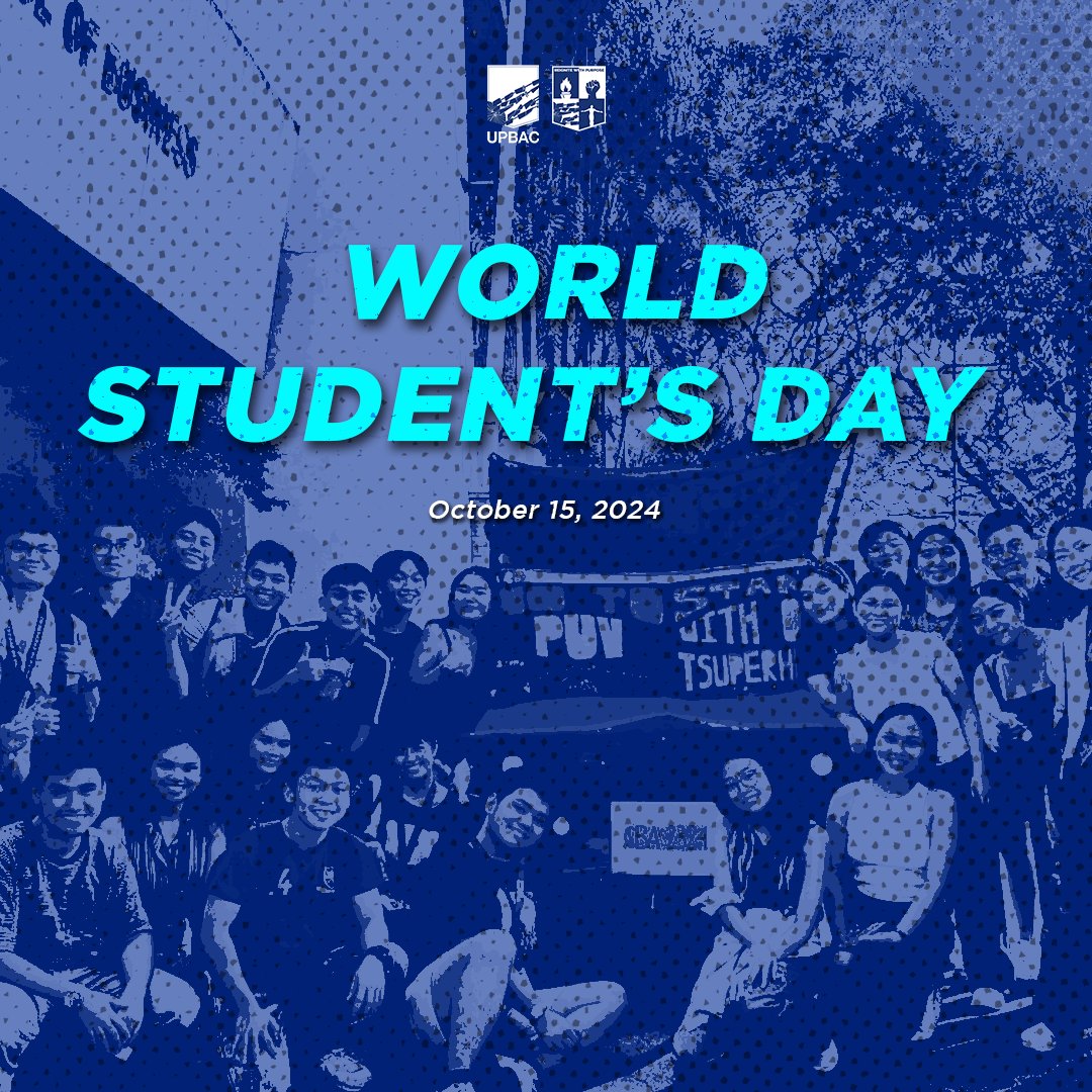 UP_BAC's tweet photo. [𝐎𝐩𝐢𝐬𝐲𝐚𝐥 𝐧𝐚 𝐏𝐚𝐡𝐚𝐲𝐚𝐠 𝐧𝐠 𝐊𝐨𝐧𝐬𝐞𝐡𝐨 𝐬𝐚 𝐀𝐫𝐚𝐰 𝐧𝐠 𝐦𝐠𝐚 𝐌𝐚𝐠-𝐚𝐚𝐫𝐚𝐥 𝟐𝟎𝟐𝟒]

Ngayong Araw ng mga Mag-aaral, sabay-sabay nating kilalanin at bigyang pagpupugay ang mga mag-aaral at ang  kanilang mahalagang papel sa lipunan. 

1/n https://t.co/X2Jxy905c3