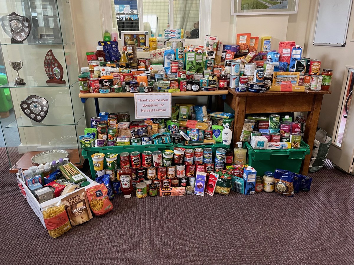 Huge thanks to our Raleigh families for your overwhelming generosity towards our Harvest collection.  Matron's car was full to the brim when transporting it all over to chapel!  These donations will now be distributed to families in need #PartofRHS