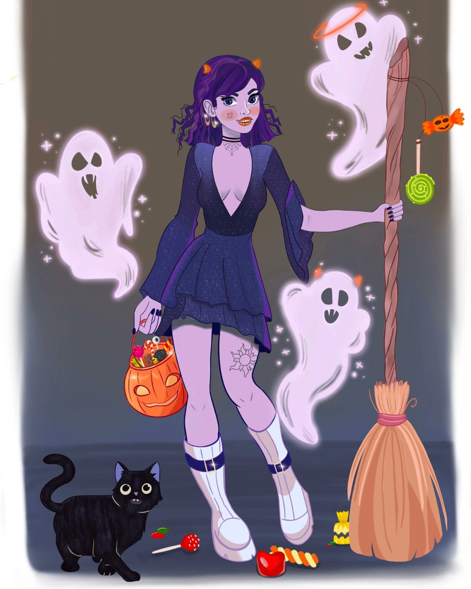 Art vs artist 💜👻