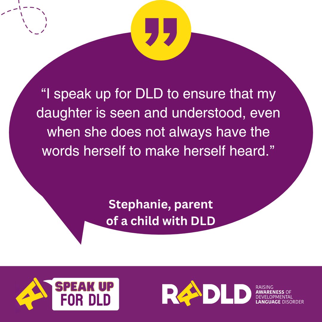 RADLDcampaign (@radldcam) on Twitter photo People with DLD are so often hidden. That's why we need to speak up for them ad help amplify their voices too! Thank you Stephanie! Let us know why you are speaking up for DLD too! <a href="/RADLDcam/">RADLDcampaign</a> #DLDday People with DLD are so often hidden. That's why we need to speak up for them ad help amplify their voices too! Thank you Stephanie! Let us know why you are speaking up for DLD too! <a href="/RADLDcam/">RADLDcampaign</a> #DLDday