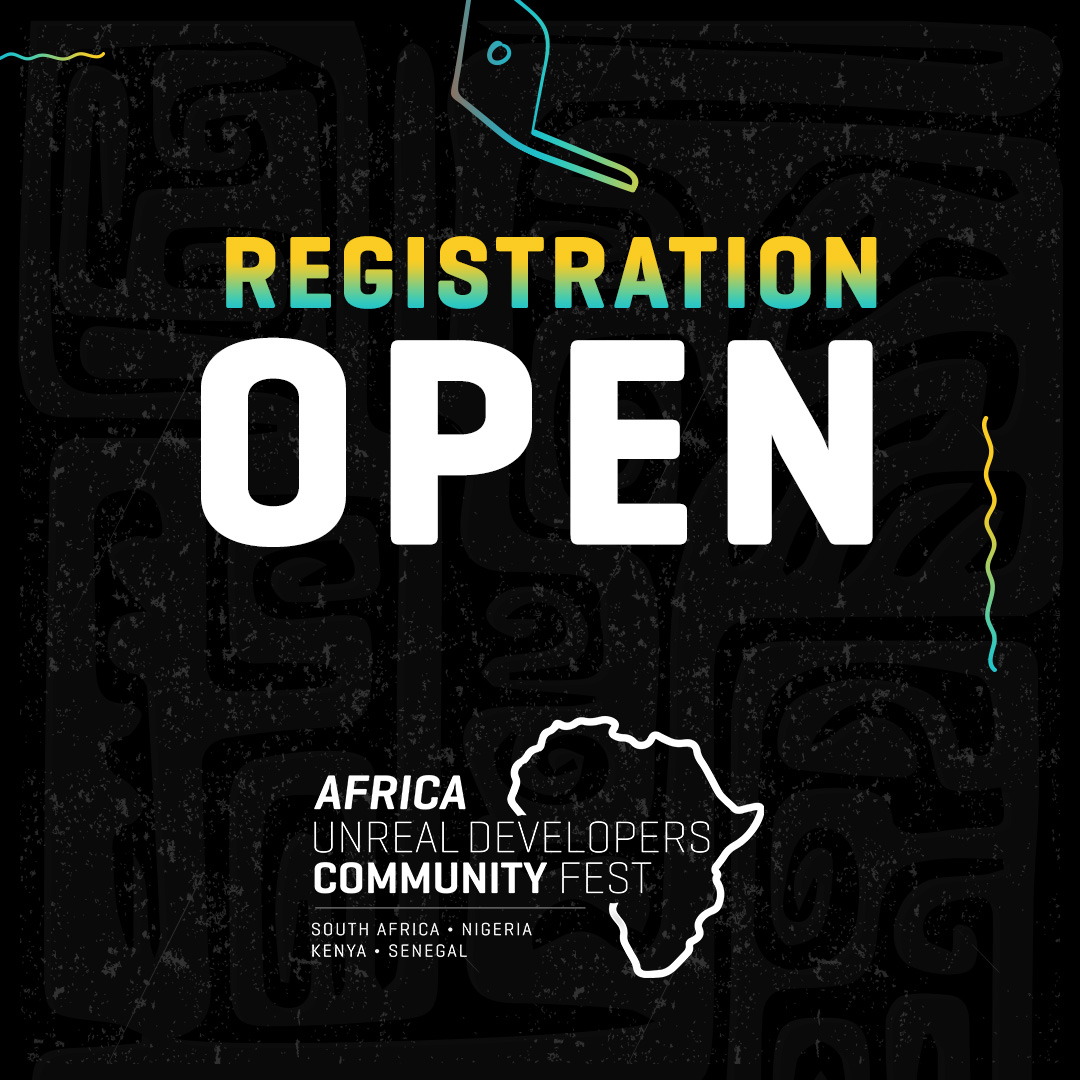 Calling all developers in Nairobi, Dakar, Cape Town, Johannesburg, and Lagos! Join us for the <a href="/UnrealEngine/">Unreal Engine</a>  Developer Community Festival on Oct 26th.
Expect talks from <a href="/EpicGames/">Epic Games Store</a>, case studies, panel discussions, Q&amp;As, and networking!
Register today here- lnkd.in/d6i6YT7r