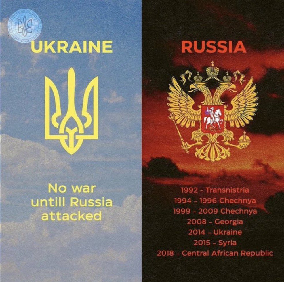 LibbySnowflak's tweet photo. Remember, it's not 'Ukraine war' or 'Ukraine conflict.' It's the unprovoked russian invasion of Ukraine. 

Ukraine is defending itself against aggression. It's russia which chooses to continue war they could end anytime simply by going home and leaving Ukraine in peace https://t.co/ZZeFLW4RxR