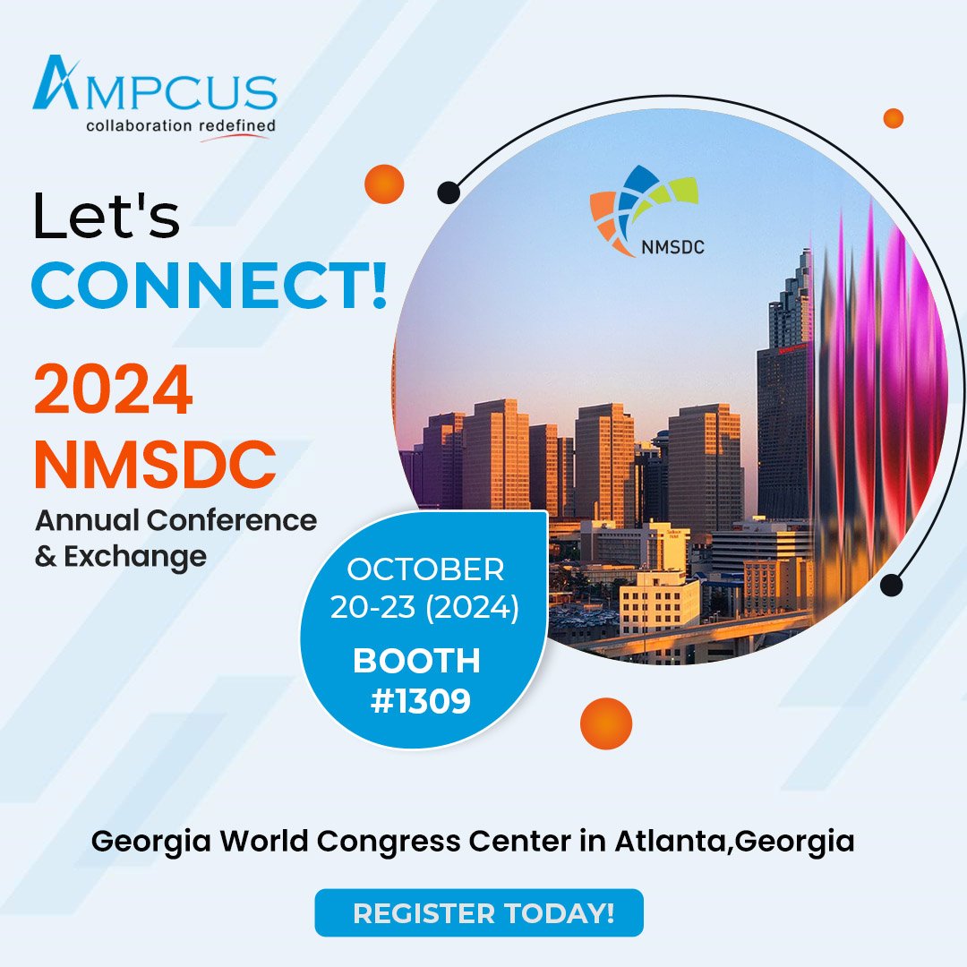 Ampcus_mktg's tweet image. We are excited to announce that we will be #participating in the 2024 @NMSDCHQ Annual Conference and Exchange!  | @Ampcus_mktg
 
🎉 𝐉𝐨𝐢𝐧 𝐔𝐬 𝐚𝐭 𝟐𝟎𝟐𝟒 𝐍𝐌𝐒𝐃𝐂 𝐀𝐧𝐧𝐮𝐚𝐥 𝐂𝐨𝐧𝐟𝐞𝐫𝐞𝐧𝐜𝐞 &amp;amp; 𝐄𝐱𝐜𝐡𝐚𝐧𝐠𝐞! 🎉

#AmpcusInc #NMSDC #NMSDCAnnualConference