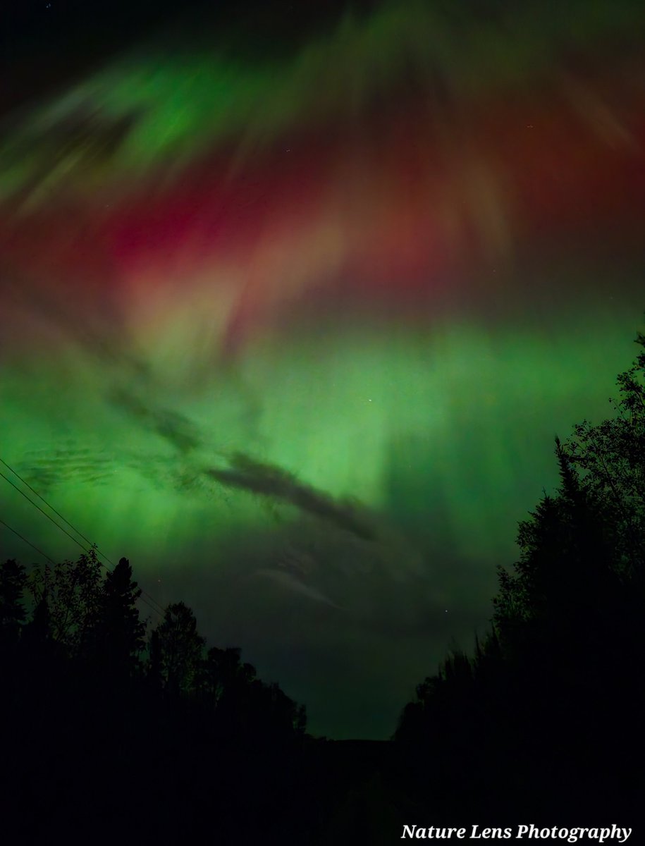 KaylaCatherine8's tweet photo. Another glimpse of the #northernlights.📸  
•
•
#northernontario #PhotoMode #Photography #Night #NatureTherapy #Chasinglights #GoodMorningX #PhotoGallery https://t.co/jenhjfTRQ2