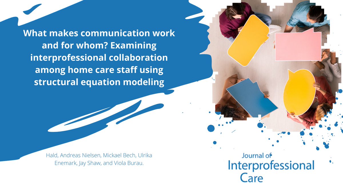 What knowledge gaps exist especially in relation to conditions influencing interprofessional practice? This new paper analyses this within the home care setting: tandfonline.com/doi/full/10.10… #IPE #Collaboration #Research #homecare