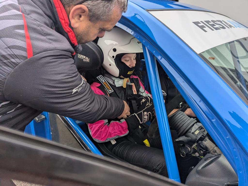 Back in a Fiesta today, up at Blyton, practice for the Scholarship. Thanks <a href="/dalysystems/">Daly Systems</a>