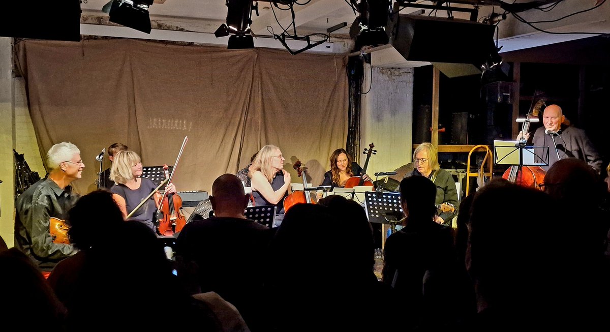 Poignant and reflective evening with the <a href="/Gavin_Bryars/">Gavin Bryars</a> Ensemble at a packed <a href="/Cafeoto/">Cafe OTO</a>.  Mesmerising