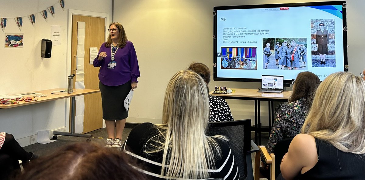 Entertaining insight into the role of a medicines optimisation #pharmacytechnician by Claire Rayner at the <a href="/NHSSussex/">NHS Sussex News</a> ICB #RxTechDay celebrations 
<a href="/CppeTracy/">@Tracy_CPPE 🦋@tracyhedley.bsky.social</a> @APTUK1  #inspirational #roledevelopment #professionalism