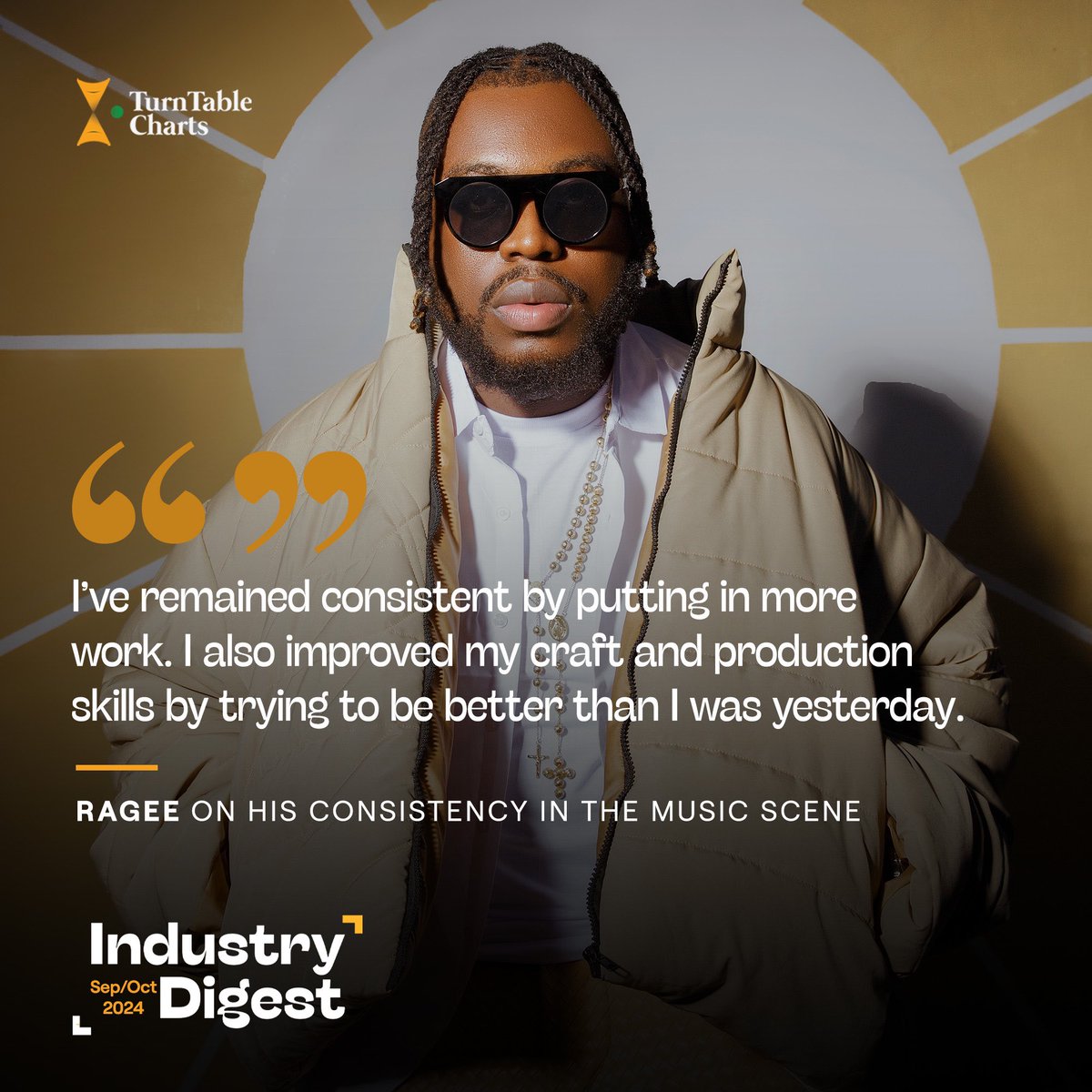 .<a href="/bigragee/">RAGEE</a> is the latest feature on the Industry Digest Magazine

In this interview with TurnTable, RAGEE shares insights into his journey of mastering music production, and his valuable work experiences, highlighting his unwavering commitment to his craft

Read full interview