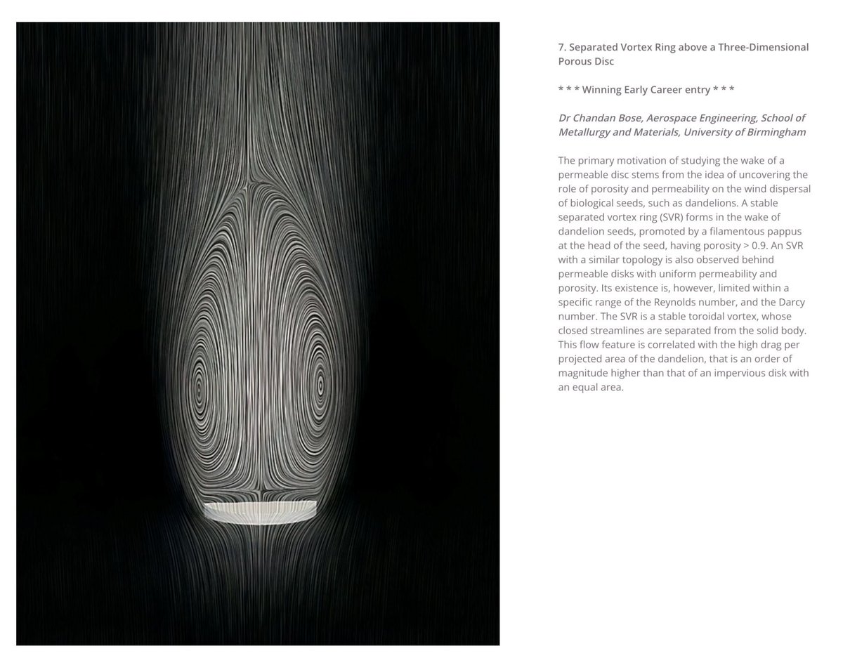 My work with Prof. Ignazio Maria Viola <a href="/VOILAb_UoE/">VOILAb: Vortex Interaction Laboratory</a> on the vortex dynamics around a permeable disc, funded by <a href="/ERC_Research/">European Research Council (ERC)</a>, has won the Best Early Career Researcher Entry in the <a href="/ARCHER2_HPC/">ARCHER2 HPC Service</a> Image Competition 2024! 
The gallery of all the submissions: lnkd.in/eESFB_mk