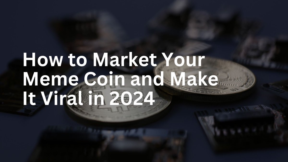 solid_launch's tweet image. 🚀 Want to make your #MemeCoin go viral? Check out our latest article for expert tips on meme coin marketing in 2024! 🌐📈

Read more here!👇

🔗 solidlaunch.io/how-to-market-…

#CryptoMarketing #MemeCoinMarketing #CryptoCommunity #NFTs #CryptoNews #Blockchain