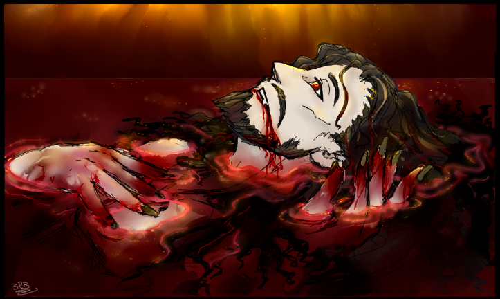 IrisMammoth's tweet photo. [🎨OC art]

My vampire lord, Ruvic Lios. 
A man that has governed over the snowy city of  Eldermere for over 300 years. 
He is a man respected by his people, even tough his undead nature. 
In more official buissness elsewere, he has a servant acting as a double for him.   
#oc https://t.co/YP5thdqdNd