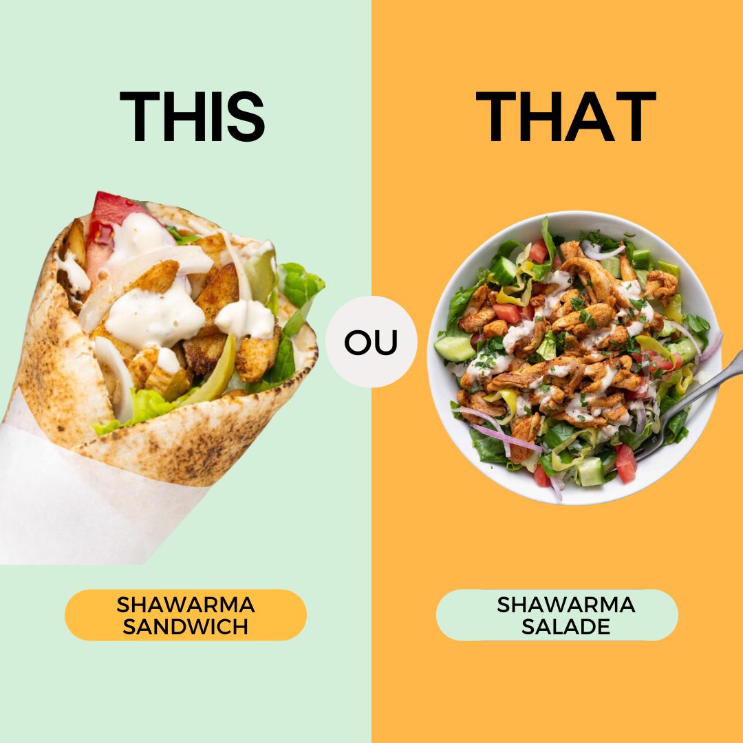 Qui d'autre a du mal à choisir entre un bon sandwich et une salade ? 🥪🥗