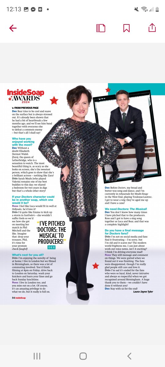 Massive_Doctors_Fan 💙 Bring Back Doctors! (@teamdoctors22) on Twitter photo <a href="/BBCDoctors/">BBC Doctors</a> inside soap awards interview! With <a href="/DexLee_/">Dex Lee</a> <a href="/rossmclaren91/">Ross McLaren</a> & Dame Dido Miles... I'm really really not ready to say goodbye 😭😭 #bbcdoctors <a href="/BBCDoctors/">BBC Doctors</a> inside soap awards interview! With <a href="/DexLee_/">Dex Lee</a> <a href="/rossmclaren91/">Ross McLaren</a> & Dame Dido Miles... I'm really really not ready to say goodbye 😭😭 #bbcdoctors