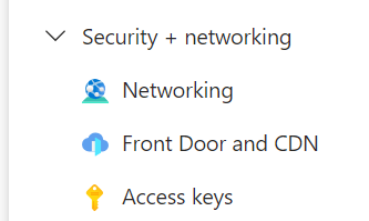 I have two storage accounts with exactly same setup except one has SFTP enabled and was created over 1 year ago. 
How come only the new Storage account having the Front Door and CDN? 
Am I missing out on something here?

#azure #microsoft #storage