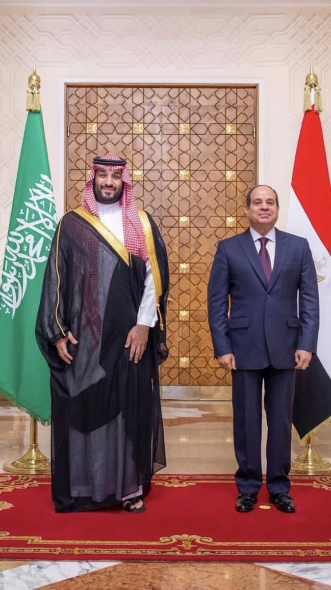 HRHMBNSALMAAN's tweet image. زيارة رسمية لسموّ سيدي #ولي_العهد الأمير #محمد_بن_سلمان مساء اليوم إلى جمهورية #مصر العربية الشقيقة 🇪🇬🇸🇦.