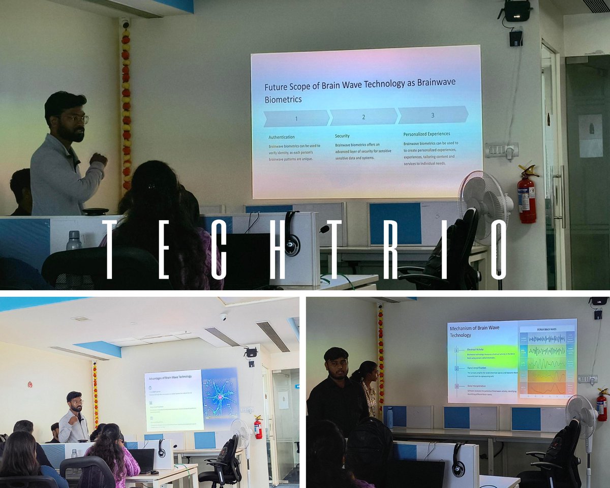 Piby3Official's tweet image. &quot;Driving progress with innovation and collaboration! 🚀 Our #TechTrio—Kiran Nikam, Saurabh Satpute, and Vaishnavi Dhimate—delivered a powerful presentation on #BrainWaveTechnology, transforming the lives of disabled individuals.