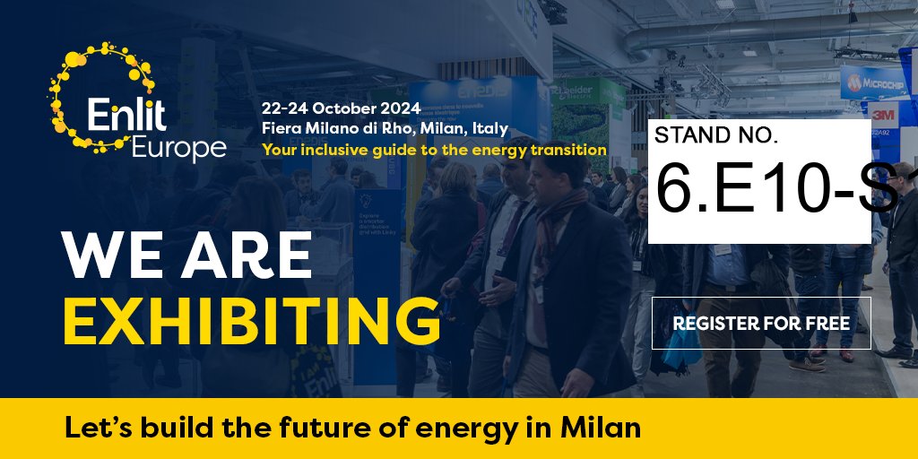 Di-Hydro Project (@dihydro_project) on Twitter photo 1 WEEK LEFT TO <a href="/Enlit_Europe/">Enlit Europe</a>!
Are you eager like us to participate in one of the biggest venues for #renewable energy and #digital technology in #EU?
Find us in the EU Project Zone in Milan and we'll show you more of Di-Hydro with our partners!
👉enlit-europe.com/register 1 WEEK LEFT TO <a href="/Enlit_Europe/">Enlit Europe</a>!
Are you eager like us to participate in one of the biggest venues for #renewable energy and #digital technology in #EU?
Find us in the EU Project Zone in Milan and we'll show you more of Di-Hydro with our partners!
👉enlit-europe.com/register