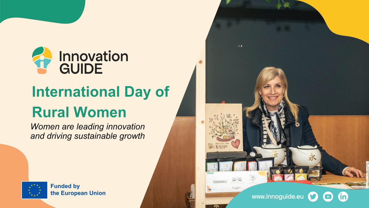InnoGuideHE's tweet photo. 🌾 Celebrating the International Day of #RuralWomen!

We honor the essential contributions of rural women in driving innovation and sustainable growth👩‍🌾

Together, let’s champion gender-responsive policies that create equal opportunities!💪💚 #RuralWomen #Innovation https://t.co/xALH5GLPdr