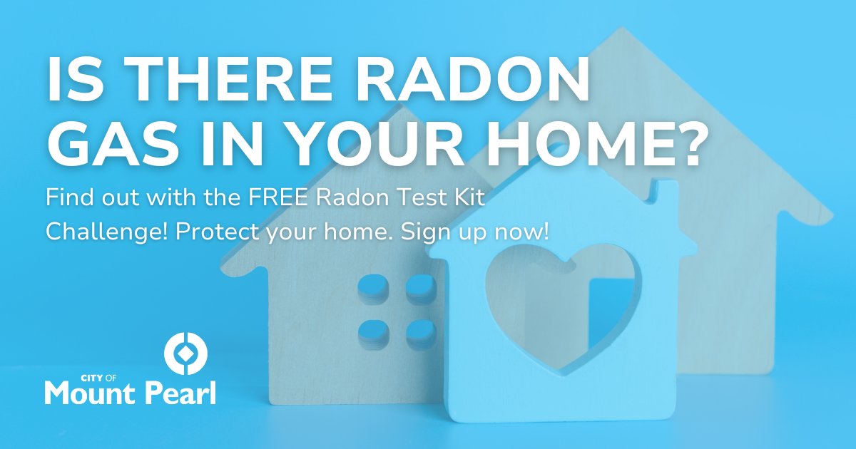 Have you heard about radon but aren't sure what to do? 

Mount Pearl has teamed up with the Canadian Association of Radon Scientists &amp; Technologists to offer FREE radon test kits 

Sign up before November 1, 2024 and get your FREE radon detector: mountpearl.ca/radon-testing/