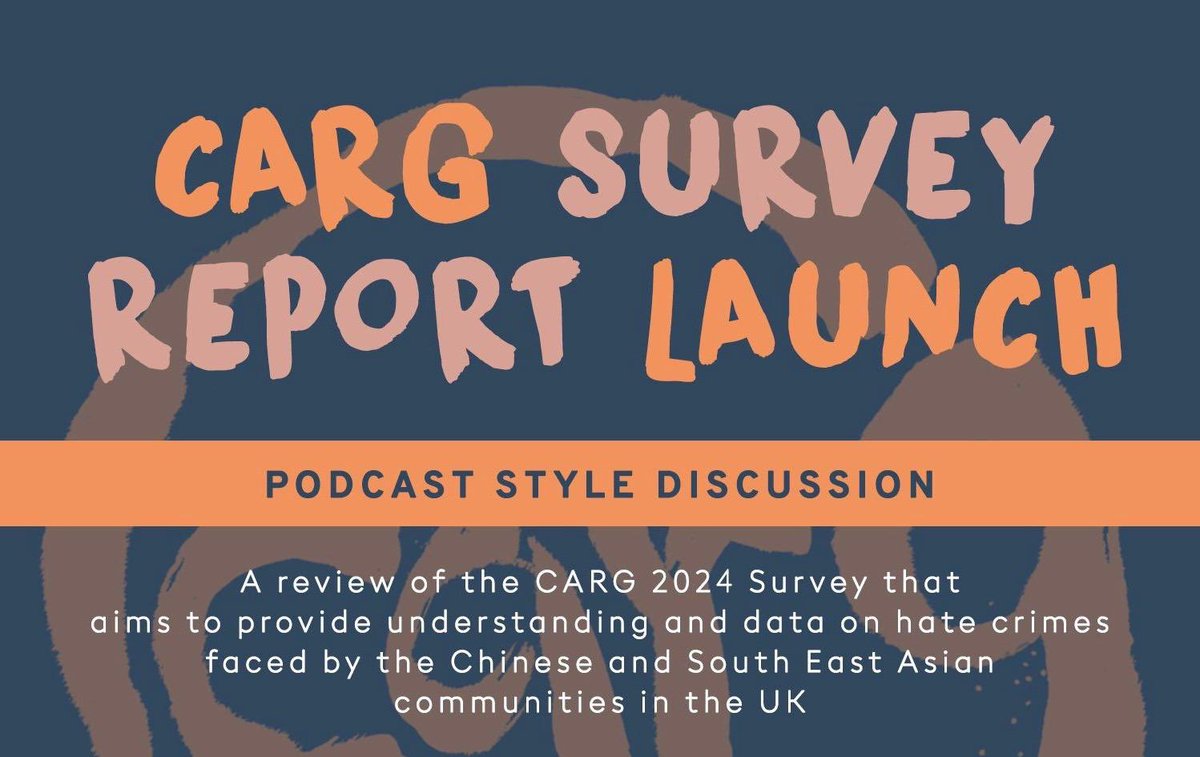 CARG #Campaign Against Racism Group www.carguk.com (@carguk) on Twitter photo We’re excited to announce our webinar where we’ll reveal the findings of our inaugural CARG survey during <a href="/NationalHCAW/">Anti-hate charity 17-24-30 NationalHCAW (1184819)</a> #NationalHateCrimeAwarenessWeek2024
🗓️ Date: 19 October 2024
🕰️ Time: 11:00 - 12:00
🔗 Register Now: Link in Bio
#StandAgainstHate #CARGWebinar 1/3 We’re excited to announce our webinar where we’ll reveal the findings of our inaugural CARG survey during <a href="/NationalHCAW/">Anti-hate charity 17-24-30 NationalHCAW (1184819)</a> #NationalHateCrimeAwarenessWeek2024
🗓️ Date: 19 October 2024
🕰️ Time: 11:00 - 12:00
🔗 Register Now: Link in Bio
#StandAgainstHate #CARGWebinar 1/3