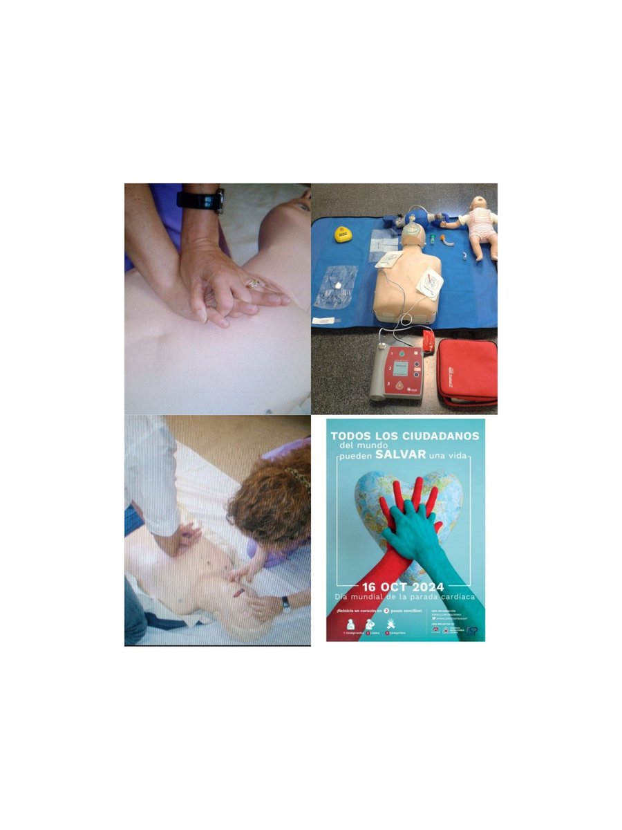 Mañana 16 de octubre #DíaMundialDelaParadaCardíaca. Tod@s podemos salvar una vida.