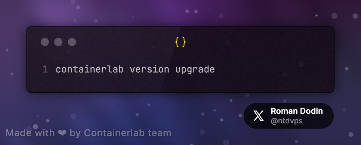 Containerlab v0.58.0 🚢

New kids on the block:
Cisco IOL and vIOS
Huawei VRP

You know what to do.

PS/ and we crossed 200k downloads 🥳