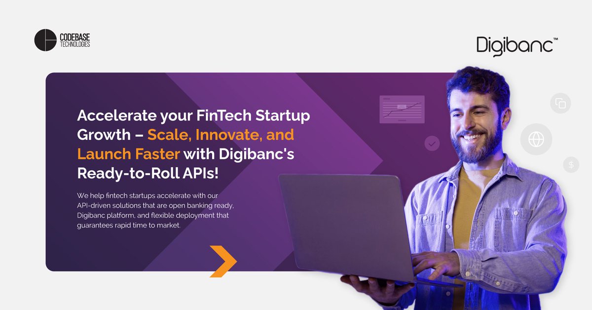 codebtech1's tweet image. Codebase Technologies provides budding FinTechs with both the expertise and technology they need to map out their innovation journeys and succeed in the long term. 

Contact us through marketing@codebtech.com for more. 

#CodebaseTechnologies #Digibanc #Fintech