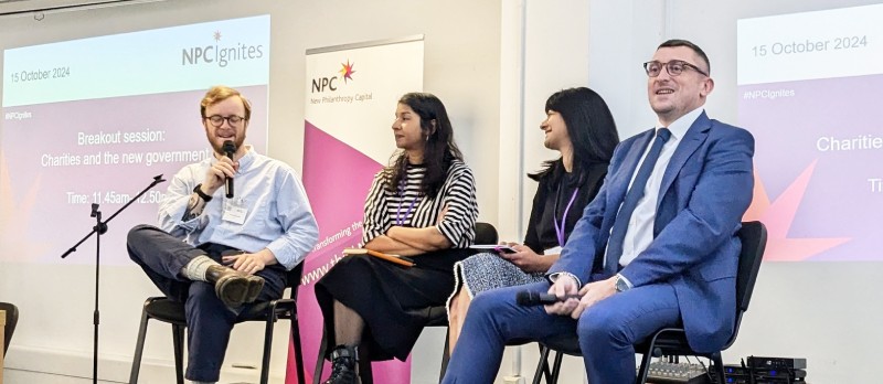 NPC (@npcthinks) on Twitter photo <a href="/shabnabegum/">Shabna Begum</a> <a href="/RunnymedeTrust/">Runnymede Trust</a> The panel are now taking questions on working with the government. Topics include repealing lobbying restrictions, how philanthropists can engage with govt, and how small charities can work on mission government. #NPCIgnites <a href="/shabnabegum/">Shabna Begum</a> <a href="/RunnymedeTrust/">Runnymede Trust</a> The panel are now taking questions on working with the government. Topics include repealing lobbying restrictions, how philanthropists can engage with govt, and how small charities can work on mission government. #NPCIgnites