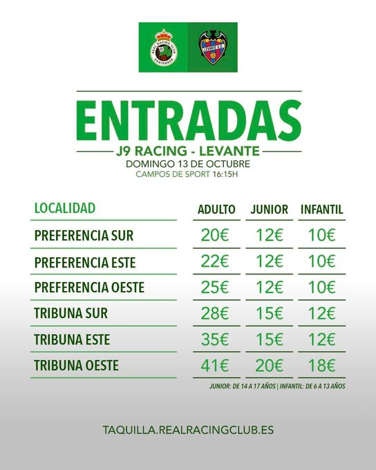 GarraCadista's tweet photo. Precio para ver al líder // Precio para ver al equipo que no tiene ni una sola victoria en casa https://t.co/wJtTvaau9l