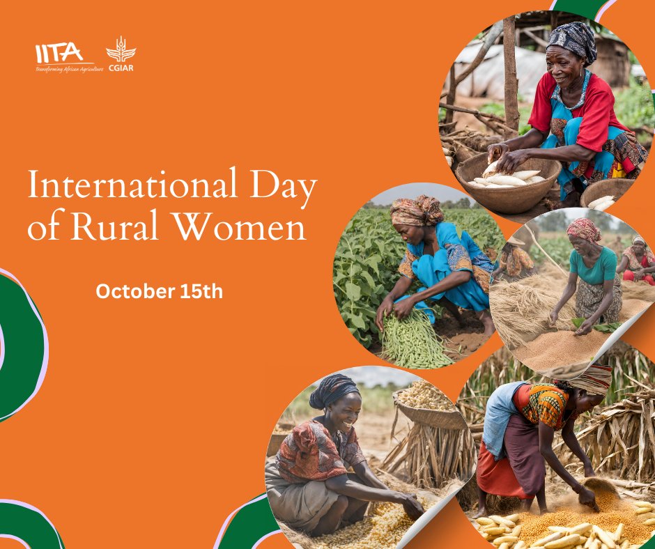 Rural women are the backbone of #agriculture, producing over half of the world’s food. On this #InternationalDayOfRuralWomen, we celebrate their efforts to cultivate good food for all and push for equal opportunities for them to thrive. 
🌍 Let’s work together for a future where