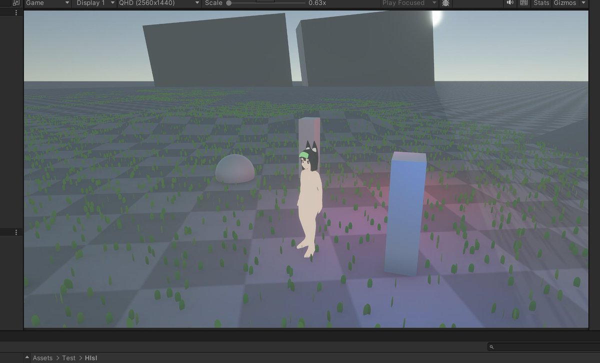 draw
ray marching volumetric lighting/fog in URP