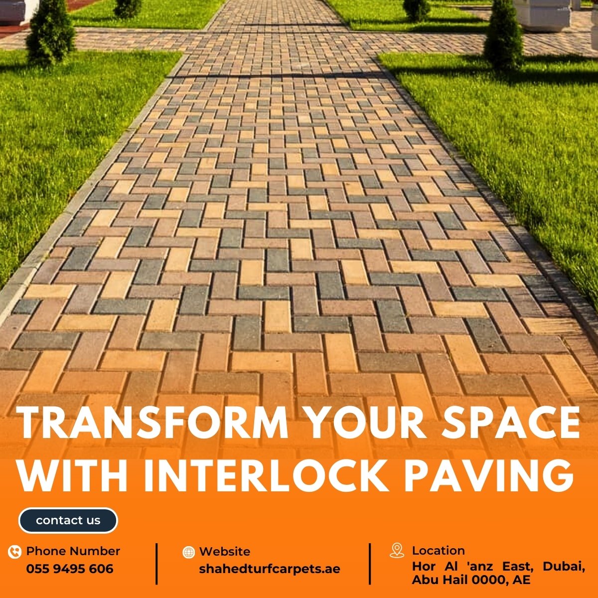 TurfCarpets's tweet photo. Transform your space with interlock paving! 🌿✨
 
Durable, low-maintenance, and eco-friendly, it enhances any outdoor area. With a variety of colors and patterns, it's perfect for beautiful, long-lasting walkways, patios, and driveways.

#InterlockPaving  #InterlockPaving https://t.co/IYAHHuVT6f