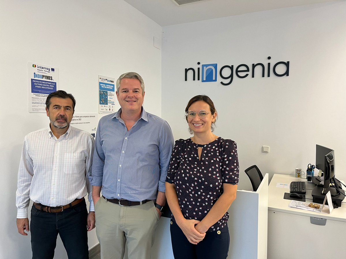 🤝🏼Hoy hemos visitado las nuevas instalaciones de nuestra asociada <a href="/ningenia/">ningenia</a>, una #ingeniería especializada en la realización de proyectos llave en mano en #automatización industrial y #robótica, que está experimentando un importante crecimiento. 
❤️¡Gracias por la acogida!