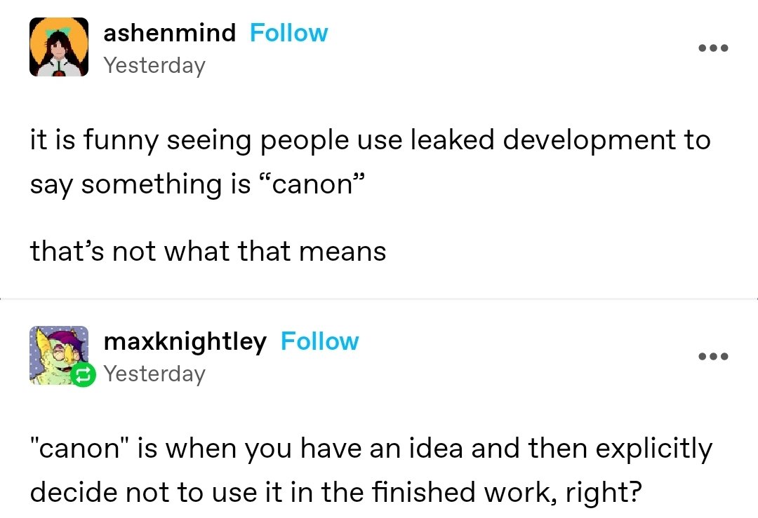 FloofZang's tweet image. This is all I can think of whenever I see people discussing the leak lmao