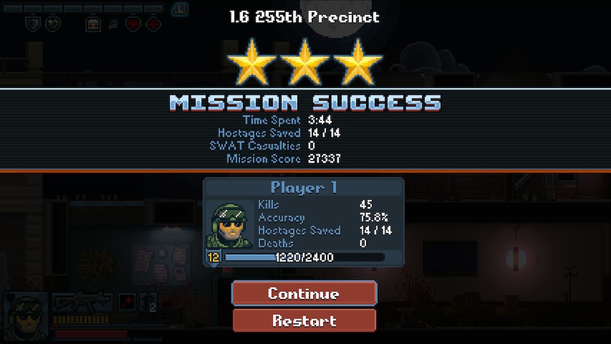 WedgeAn23275704's tweet image. The last place where the armed groups hang out. I didn't know how to attack this place, but I was able to clear it by jumping in from above and using flashbangs to blind and flinch the armed group. #DoorKickers #NintendoSwitch