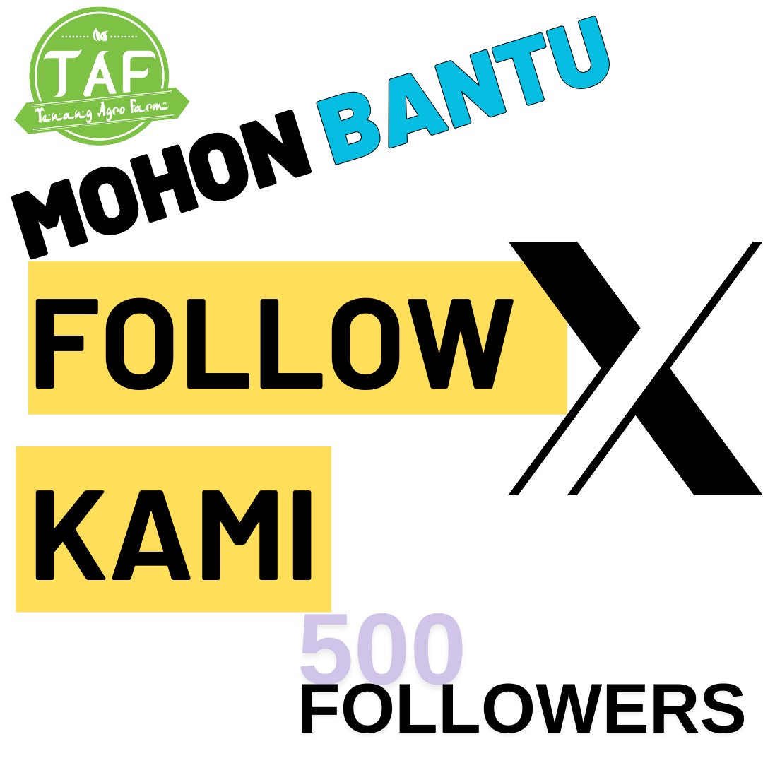Mohon bantu kami capai 500 followers. Tuan Puan Kakak Brother yang dirahmati. Usahawan x