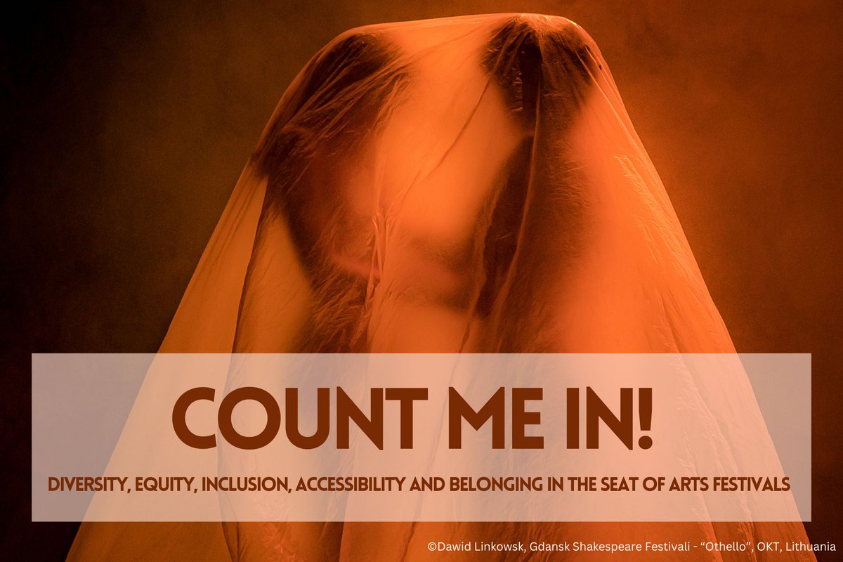 IETM (@ietm) on Twitter photo #SECTORNEWS
<a href="/EFAfestivals/">European Festivals Association</a> needs your contributions for the "Count me in!" campaign to raise awareness on festivals committed to Diversity, Equity, Inclusion, Accessibility and Belonging (DEIAB)
💬 Share your story by answering their survey by 31.10: efa-aef.eu/en/news/2193-c… #SECTORNEWS
<a href="/EFAfestivals/">European Festivals Association</a> needs your contributions for the "Count me in!" campaign to raise awareness on festivals committed to Diversity, Equity, Inclusion, Accessibility and Belonging (DEIAB)
💬 Share your story by answering their survey by 31.10: efa-aef.eu/en/news/2193-c…