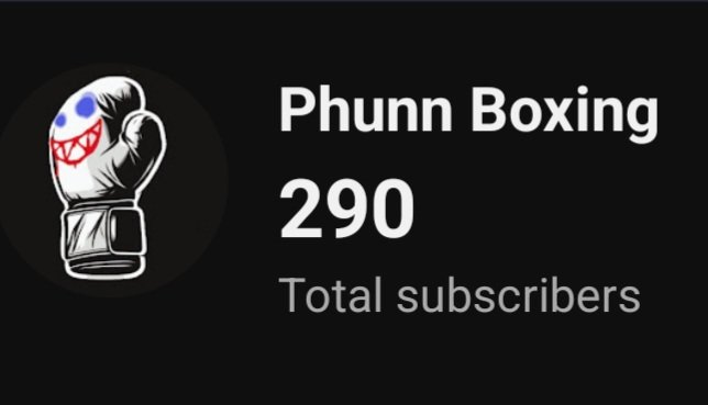 The youtube channel is slowly growing, we may be small but we are strong