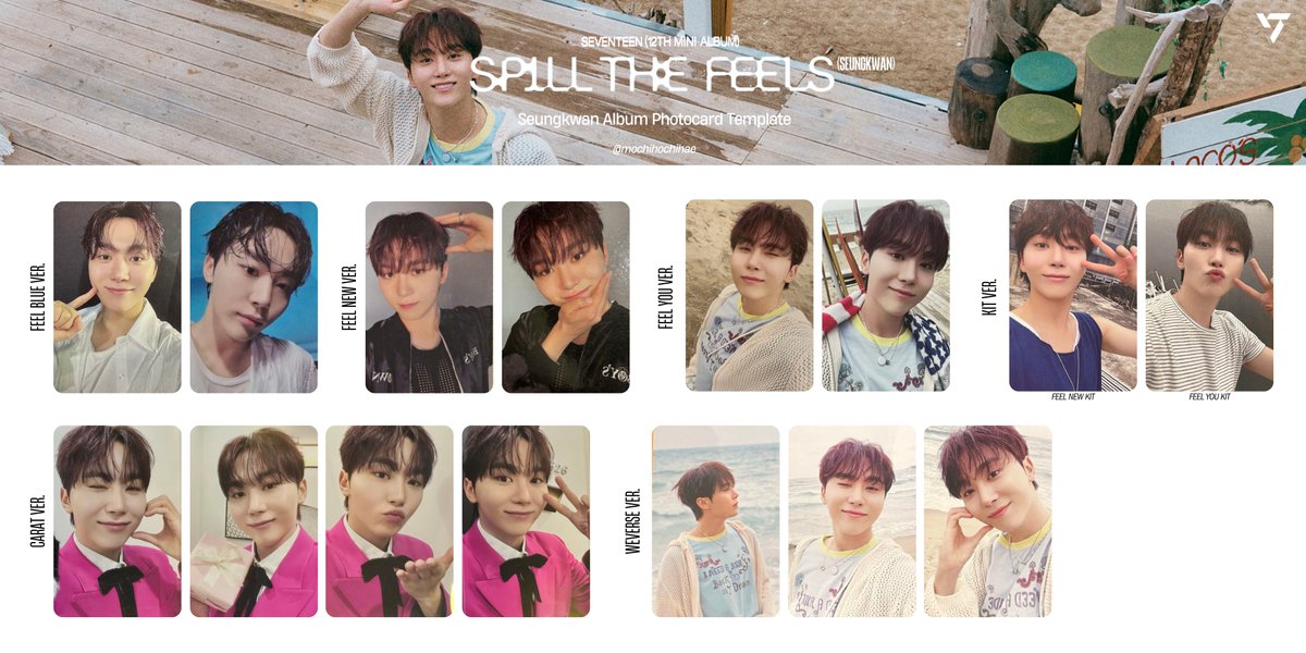 seventeen 12th mini album: spill the feels — seungkwan member