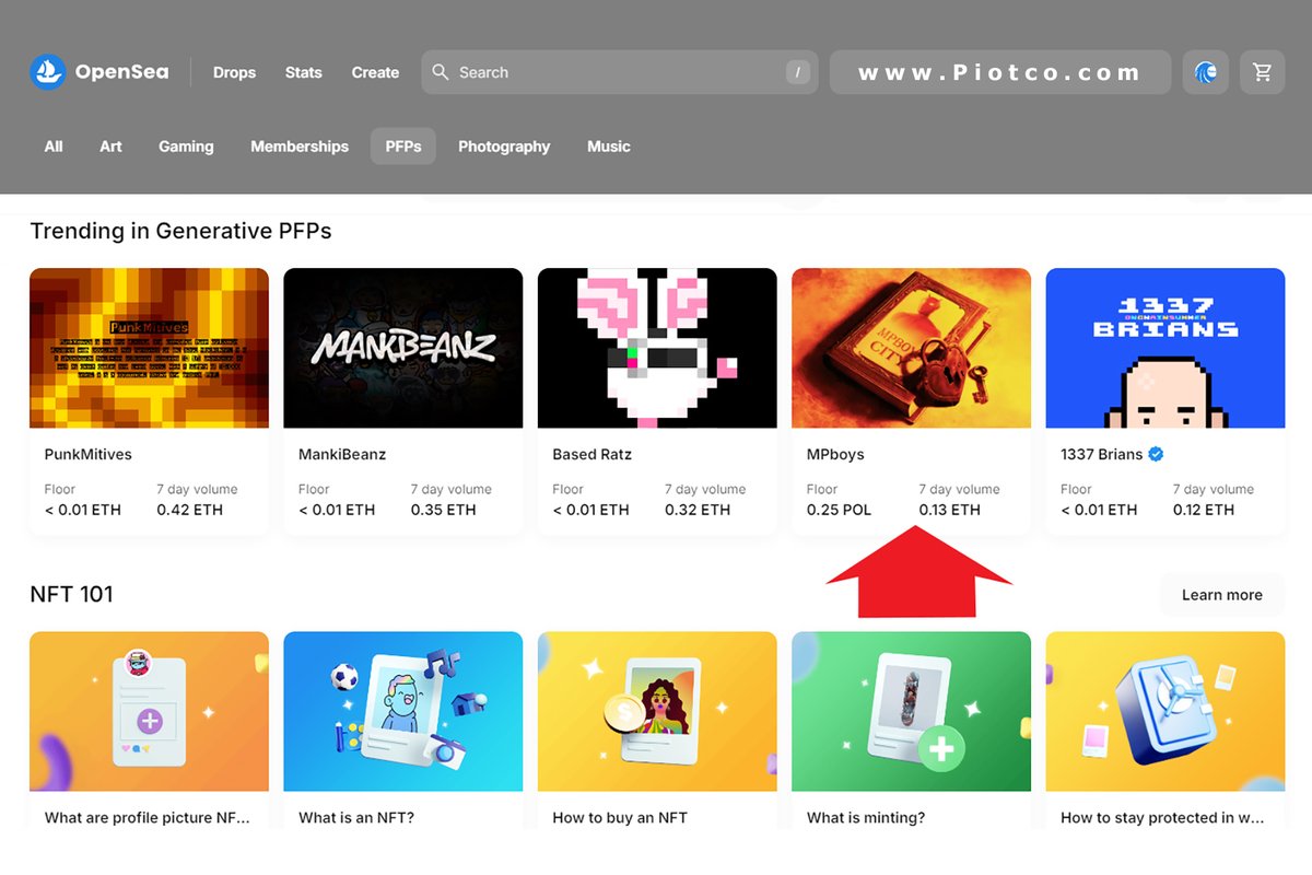 🎉 #MPboys is a Trending #NFT collection in Generative #PFPs on <a href="/opensea/">OpenSea</a> 💥👇

🔗 opensea.io/collection/mpb…

Full details of this collection on #Piotco Official Enterprise Website 👑owned by <a href="/PiotcoTeam/">PiotcoTeam</a> in the link below 👇

🔗 piotco.com/mpboys-collect…

🙏 Let's progress together 🚀