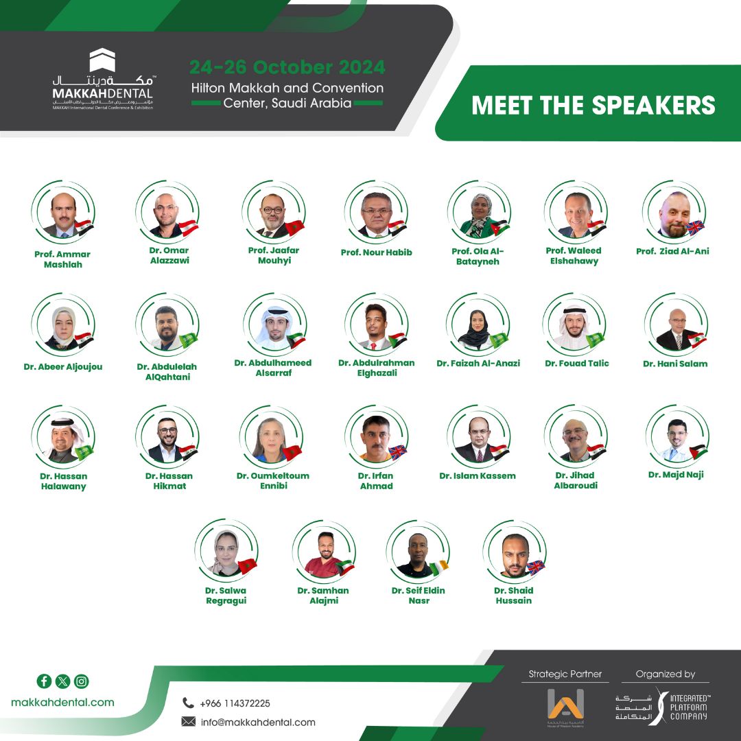 ✨ Connect with top dental professionals, explore the latest advancements in Dentistry, and earn a total of 70 CME/CPD hours (24 hours from the Conference and 46 hours across 11 accredited Workshops)

CONFERENCE: 🔗twtr.to/sxO6j WORKSHOPS: 🔗twtr.to/uqq0C