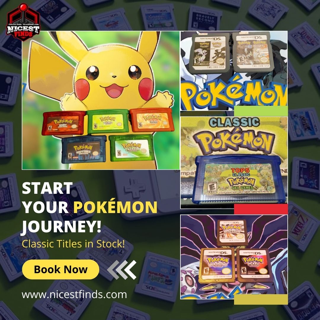 nicestfinds's tweet image. Embark on an unforgettable adventure with Pokémon Journey, now in stock at Nicest.com! Catch them all and experience the thrill of discovery. Don’t miss out—grab your copy today! 🐾✨ 

#PokémonJourney #CatchThemAll #classicpokemon #nicestdeals #nicestfinds #fungame