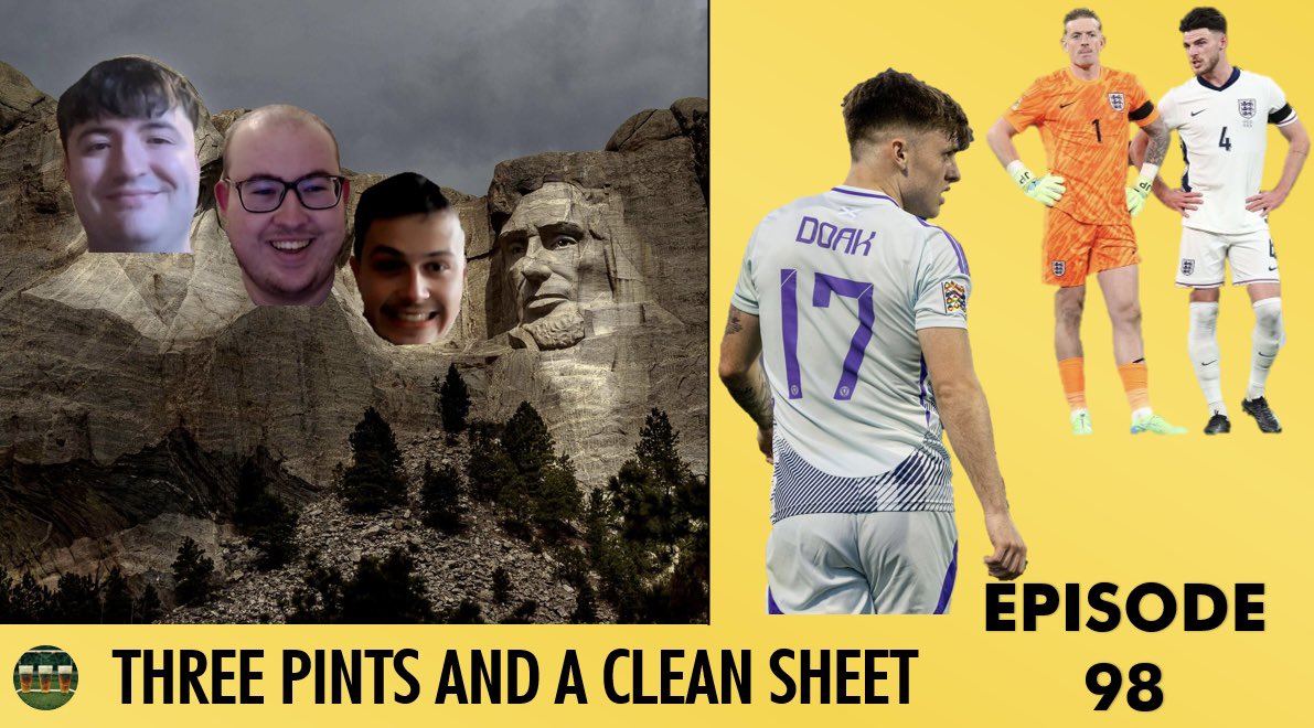 MOUNT RUSHMORE OF FOOTBALL 😱

This week the lads share their thoughts on who they think should be included in  ‘Mount Rushmore’ of football

They also review <a href="/ScotlandNT/">Scotland National Team</a> and <a href="/England/">England</a> ‘s Nations League Results 

YouTube - youtu.be/7YDbXoDYJ98?si…

Spotify - open.spotify.com/episode/7zdv4j…