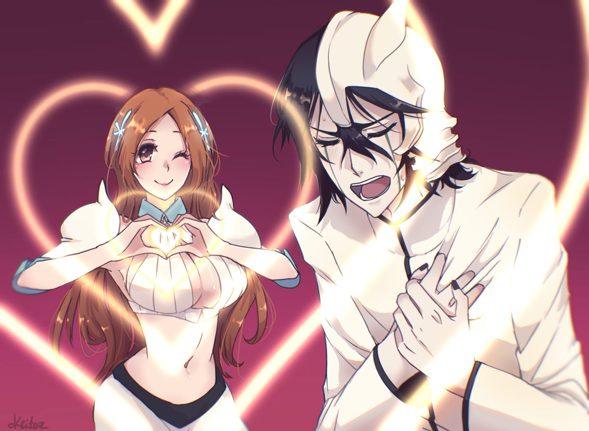 keitoz_png's tweet photo. If TYBW Orihime vs Base Ulquiorra happened 💗

#bleach #ウル織 #ulquihime https://t.co/d1sm1PerAW