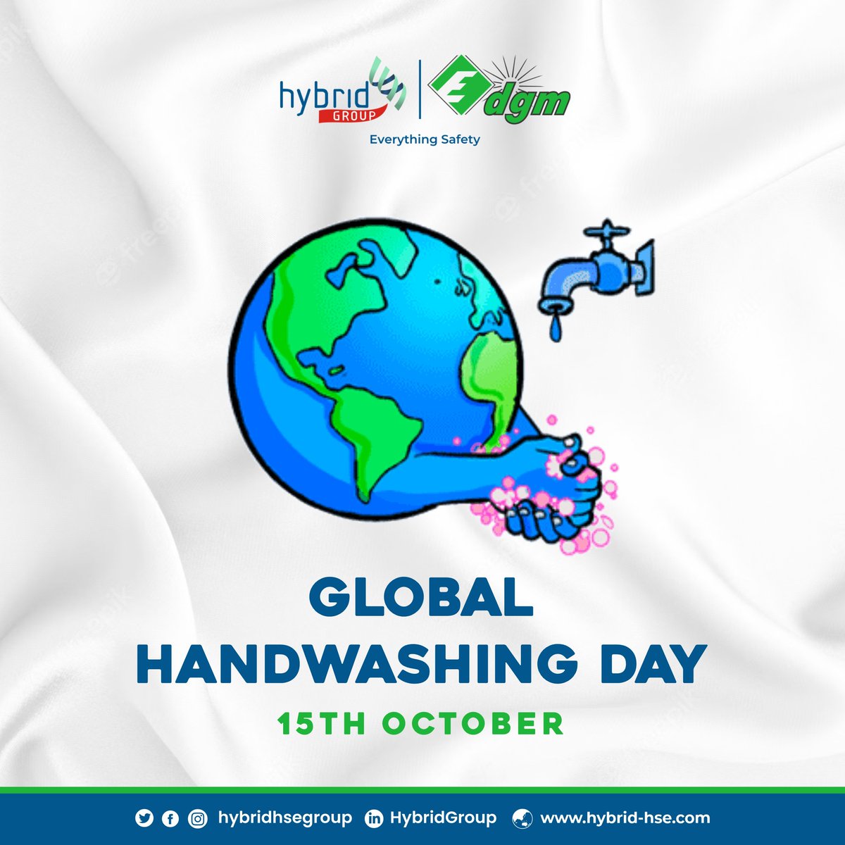 hybridhsegroup's tweet photo. "Why are clean hands still important?" is a question that also doubles as the theme of this year's Global Handwashing Day.
Global Handwashing Day aims to spread the word about handwashing with soap and water and demonstrate the simplicity and value of clean hands. https://t.co/HRg5WVytCA